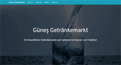 Desktop Screenshot of guenes-getraenke.de