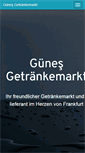 Mobile Screenshot of guenes-getraenke.de